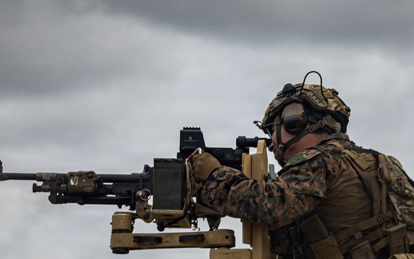 22nd MEU(SOC) | BLT 3/6 CAAT Black Conducts Machine Gun Range on Camp Santiago, Puerto Rico
