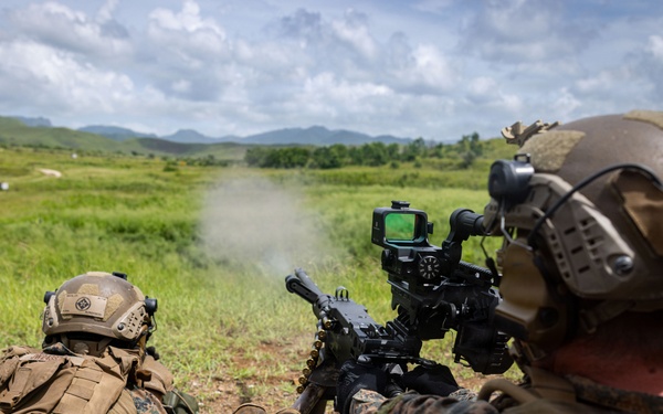 22nd MEU(SOC) | BLT 3/6 CAAT Black Conducts Machine Gun Range on Camp Santiago, Puerto Rico