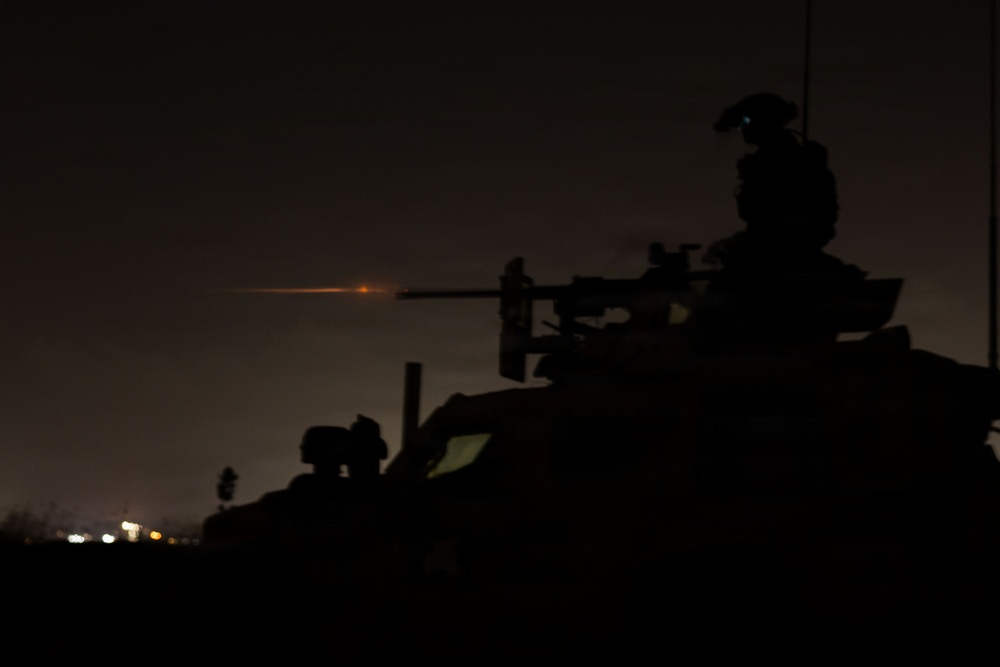 22nd MEU(SOC) | BLT 3/6 CAAT Black Conducts Night Machine Gun Range on Camp Santiago, Puerto Rico 22nd MEU(SOC) | BLT 3/6 CAAT Black Conducts Night Machine Gun Range on Camp Santiago, Puerto Rico
