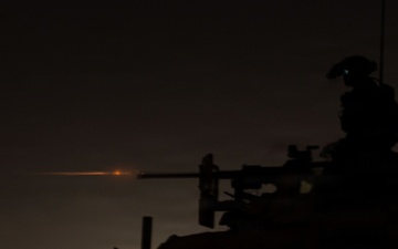 22nd MEU(SOC) | BLT 3/6 CAAT Black Conducts Night Machine Gun Range on Camp Santiago, Puerto Rico