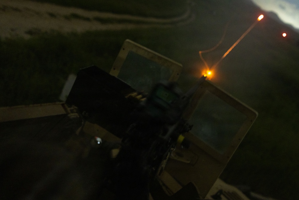 22nd MEU(SOC) | BLT 3/6 CAAT Black Conducts Night Machine Gun Range on Camp Santiago, Puerto Rico 22nd MEU(SOC) | BLT 3/6 CAAT Black Conducts Night Machine Gun Range on Camp Santiago, Puerto Rico