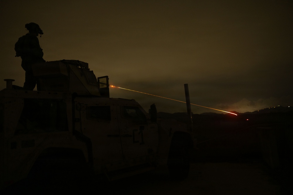 22nd MEU(SOC) | BLT 3/6 CAAT Black Conducts Night Machine Gun Range on Camp Santiago, Puerto Rico 22nd MEU(SOC) | BLT 3/6 CAAT Black Conducts Night Machine Gun Range on Camp Santiago, Puerto Rico