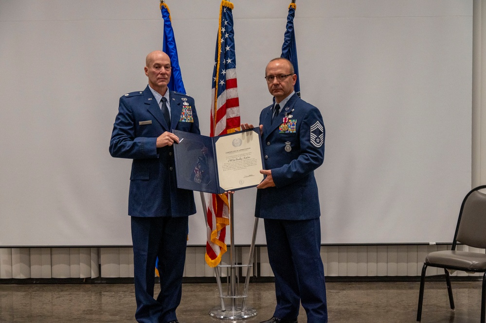 Chief Master Sgt. Bradley Katcher Retirement
