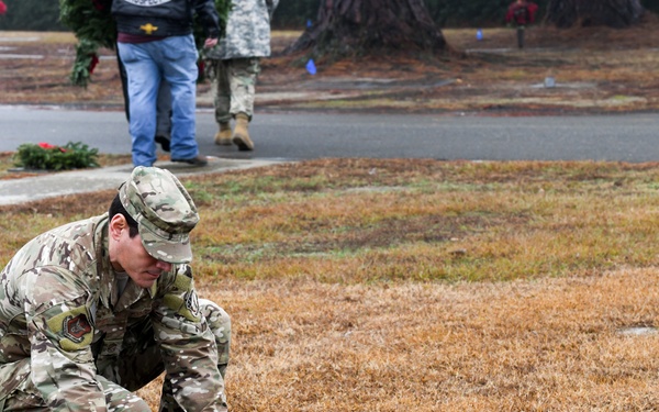 916th at Goldsboro's 6th Annual Wreaths Across America Ceremony