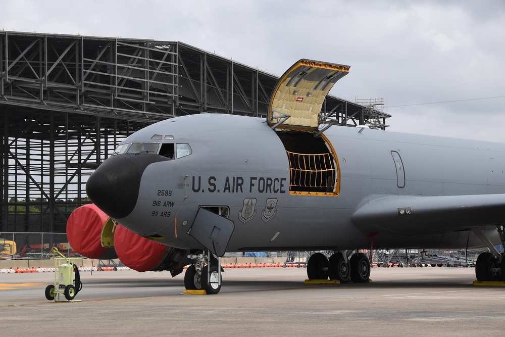916 ARW inspects KC-135 for the last time 916 ARW inspects KC-135 for the last time