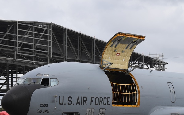 916 ARW inspects KC-135 for the last time