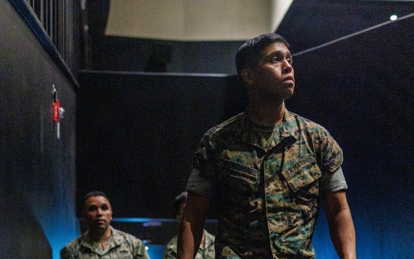 MCAS Iwakuni personnel attend the Road to War brief for exercise Active Shield 26