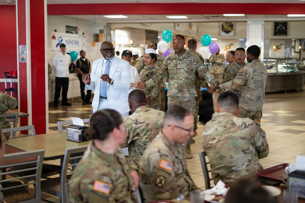 DSB kicks off Suicide Awareness and Prevention Month, hosts basewide lunch