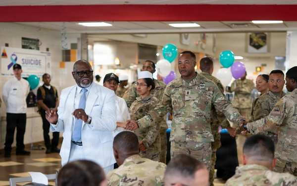 DSB kicks off Suicide Awareness and Prevention Month, hosts basewide lunch