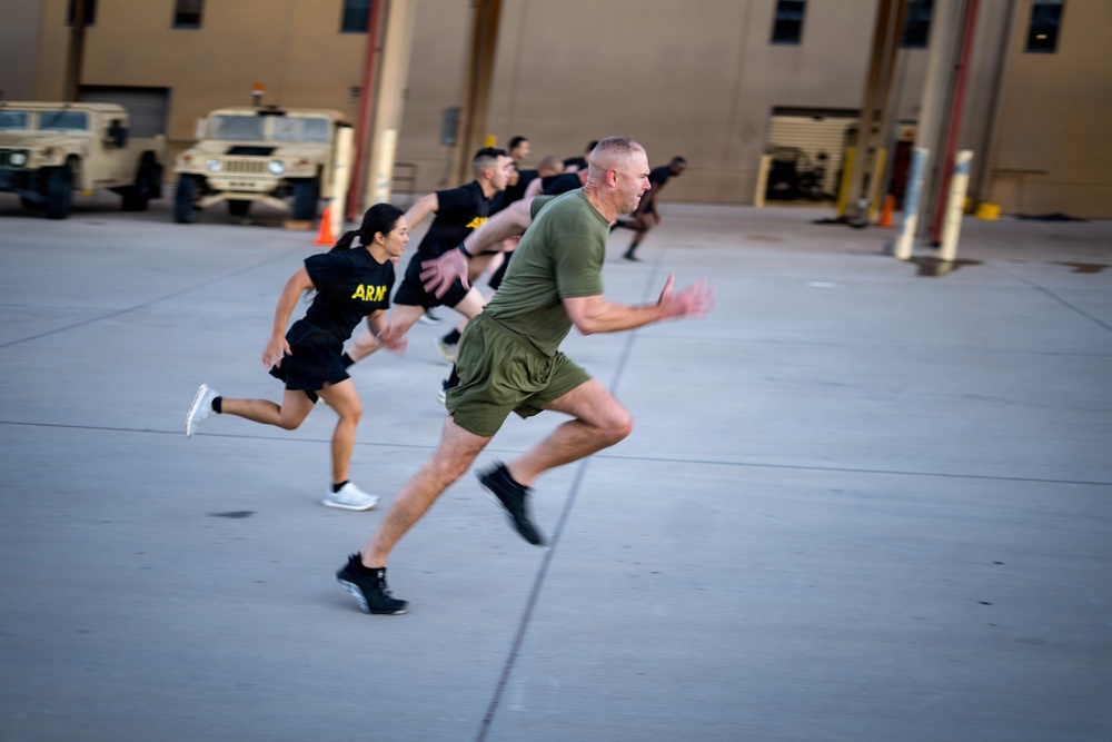 Top officials from the Total Force Fitness program visit Fort Bliss