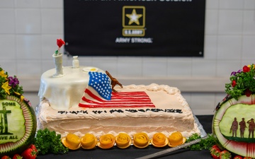 Muleskinner Dining Facility hosts Vietnam Veterans Association during lunch ceremony