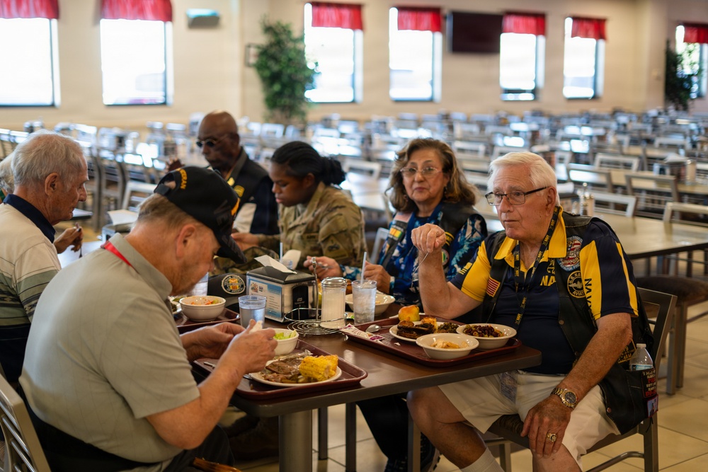 Muleskinner Dining Facility hosts Vietnam Veterans Association during lunch ceremony