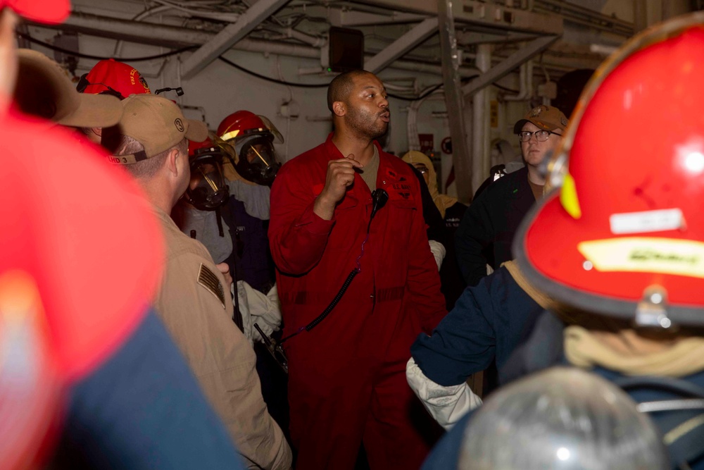 Kearsarge Conducts Firefighting Training Kearsarge Conducts Firefighting Training