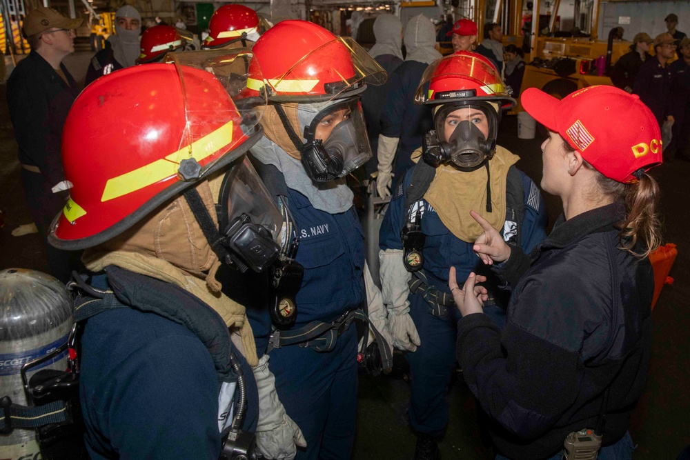 Kearsarge Conducts Firefighting Training Kearsarge Conducts Firefighting Training