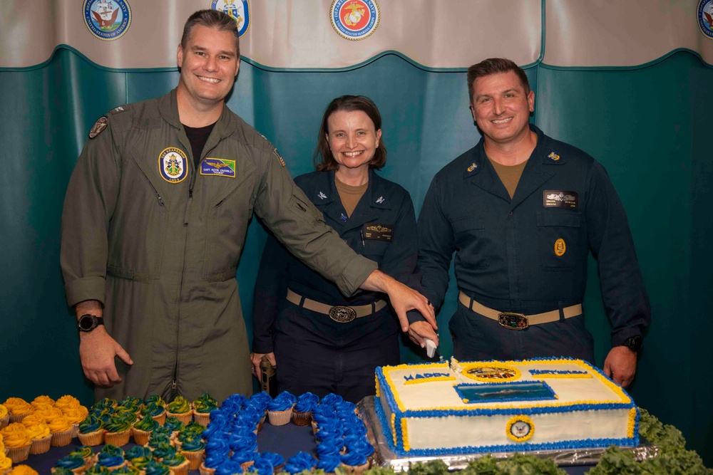 USS Kearsarge Celebrates 250th Navy Birthday USS Kearsarge Celebrates 250th Navy Birthday