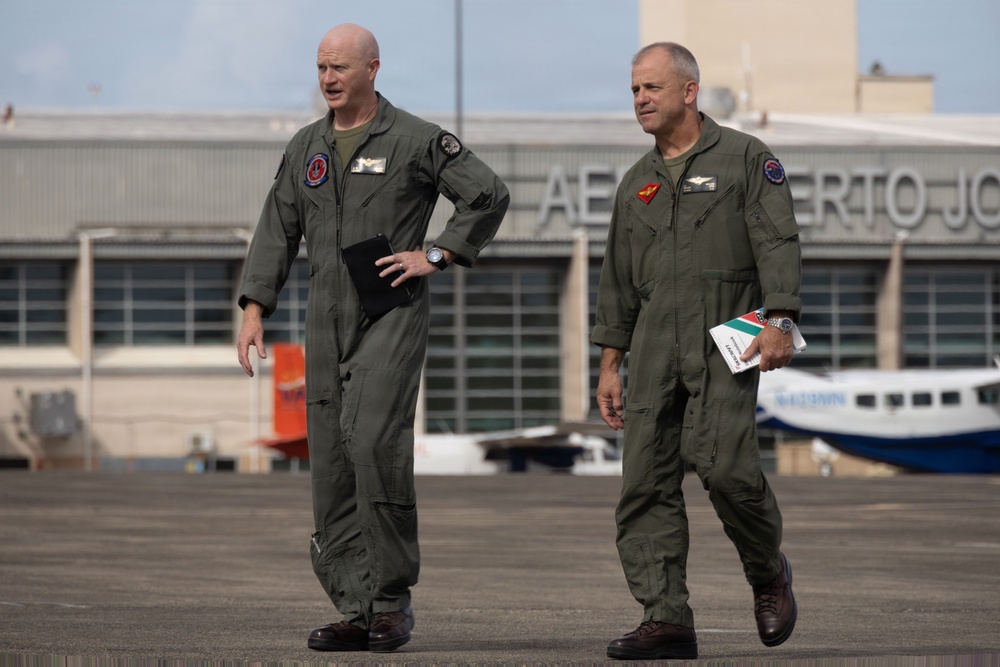 3rd MAW Commanding General Visits VMFA-225 in Puerto Rico