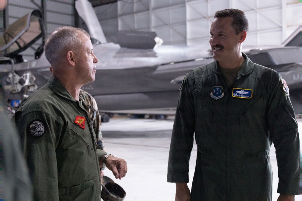 3rd MAW Commanding General Visits VMFA-225 in Puerto Rico