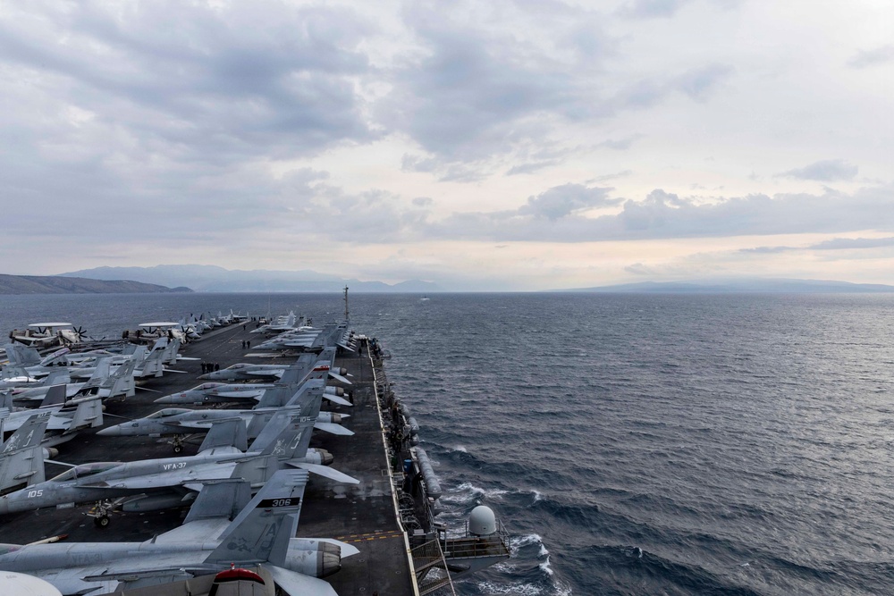 USS Gerald R. Ford (CVN 78) Arrives in Split, Croatia