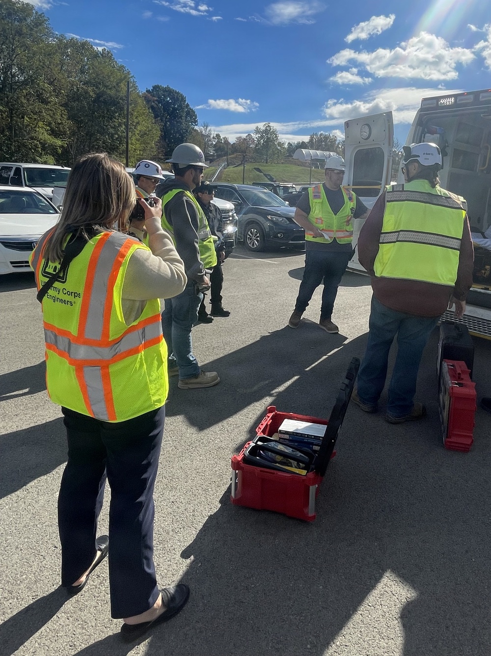 USACE Conducts On-Site Emergency Drill at FUSRAP Shallow Land Disposal Area USACE Conducts On-Site Emergency Drill at FUSRAP Shallow Land Disposal Area