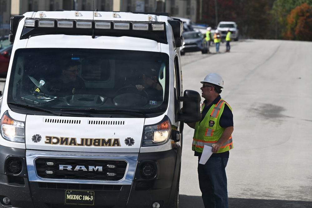 USACE Conducts On-Site Emergency Drill at FUSRAP Shallow Land Disposal Area USACE Conducts On-Site Emergency Drill at FUSRAP Shallow Land Disposal Area