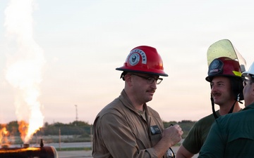 Ryan McBeth Visits Department of Defense Fire Academy