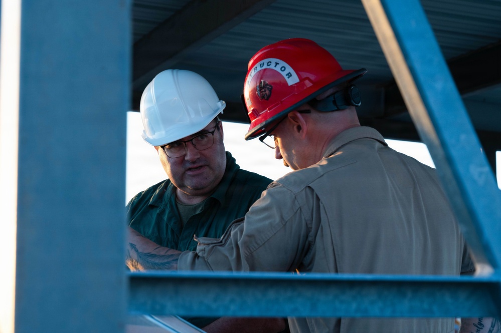 Ryan McBeth Visits Department of Defense Fire Academy Ryan McBeth Visits Department of Defense Fire Academy