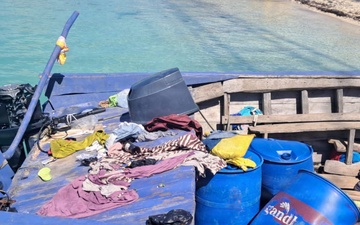 U.S. Coast Guard Cutter Campbell assists Royal Turks and Caicos Islands Police with Haitian interdiction