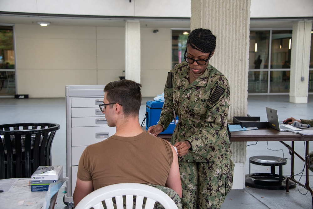 Corpsman Administer 2025 Flu Vaccine