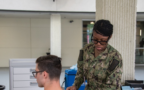 Corpsman Administer 2025 Flu Vaccine