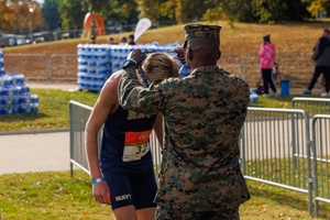 Americans, Japanese compete together in 32nd Annual MCAS Iwakuni Triathlon (Inside Iwakuni Radio News)