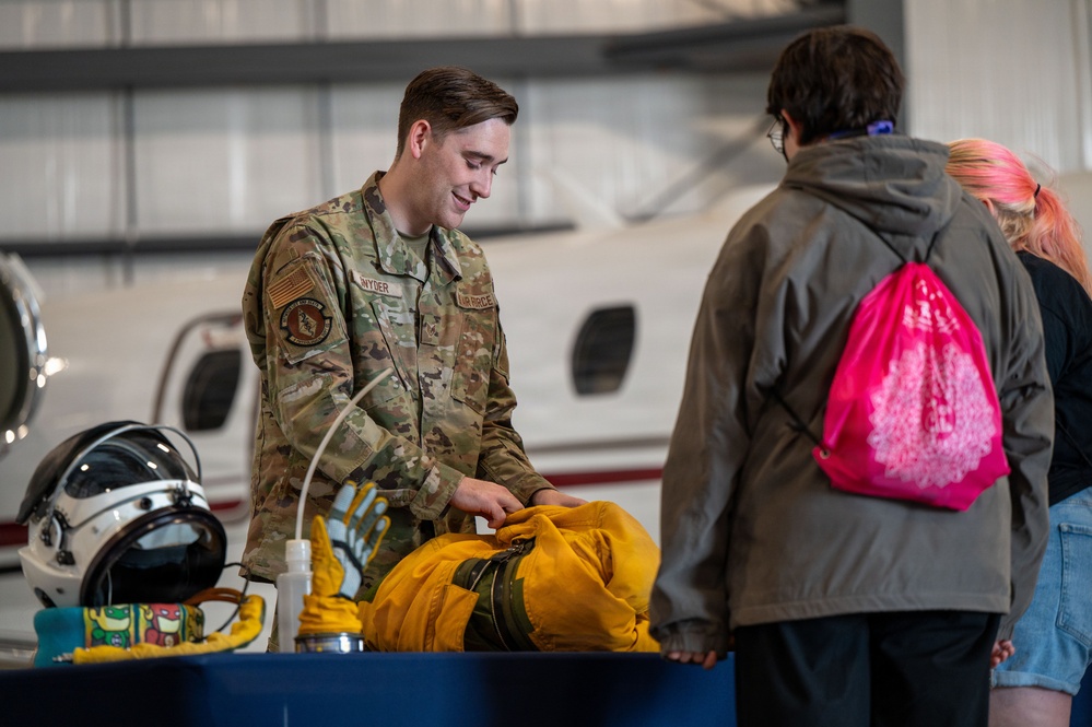 Beale Participates in STEM Event at Mather Airport Beale Participates in STEM Event at Mather Airport