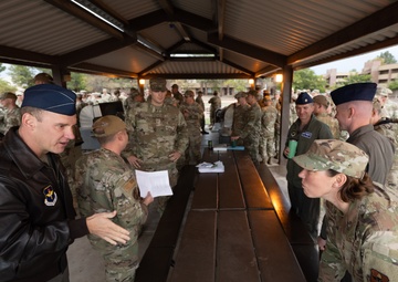 Holloman command teams perform 100% dorm inspections