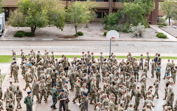 Holloman command teams perform 100% dorm inspections