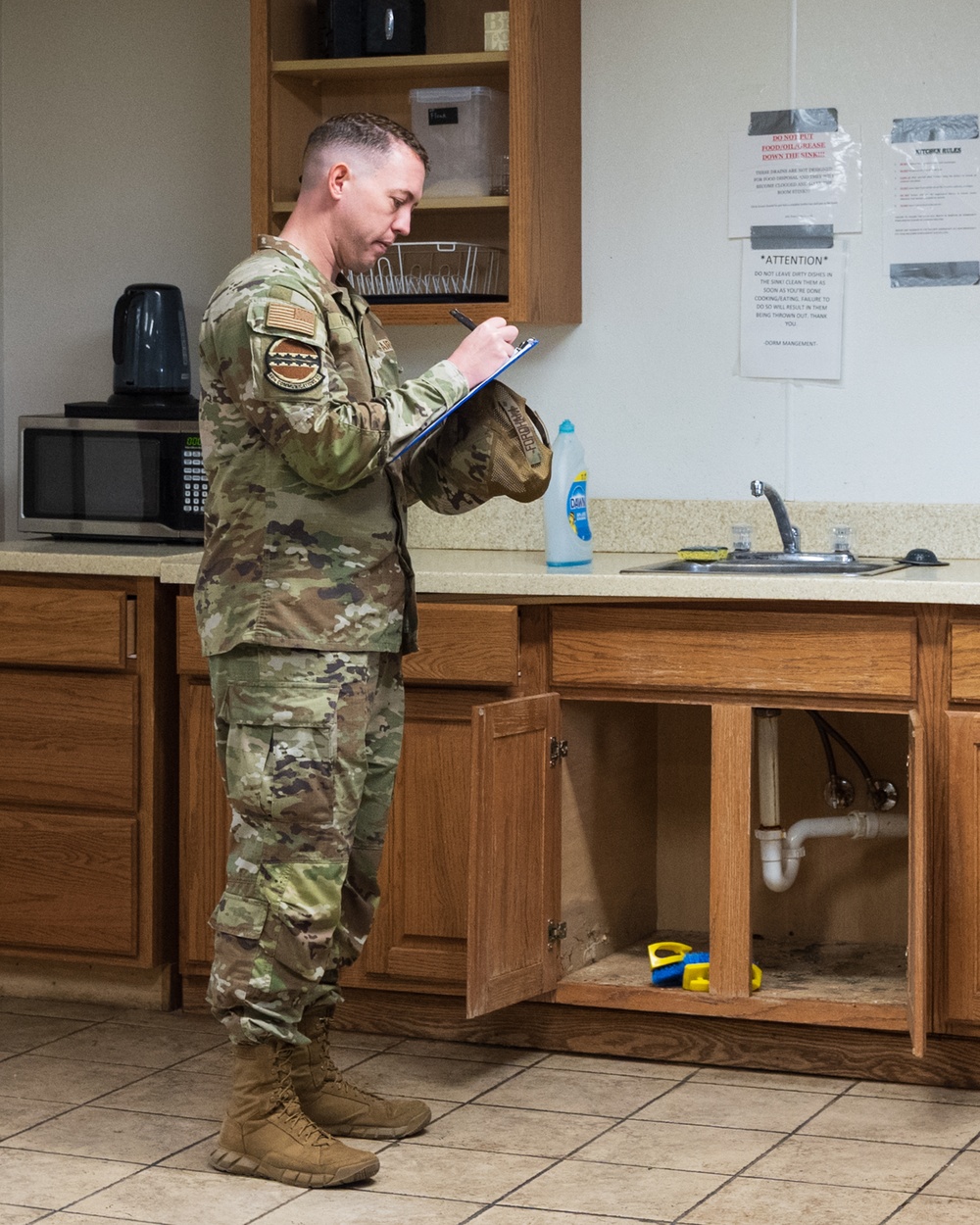 Holloman command teams perform 100% dorm inspections Holloman command teams perform 100% dorm inspections