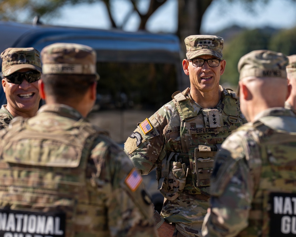 Lt. Gen. Brian S. Eifler, Deputy Chief of Staff, speaks with Soldiers Lt. Gen. Brian S. Eifler, Deputy Chief of Staff, speaks with Soldiers