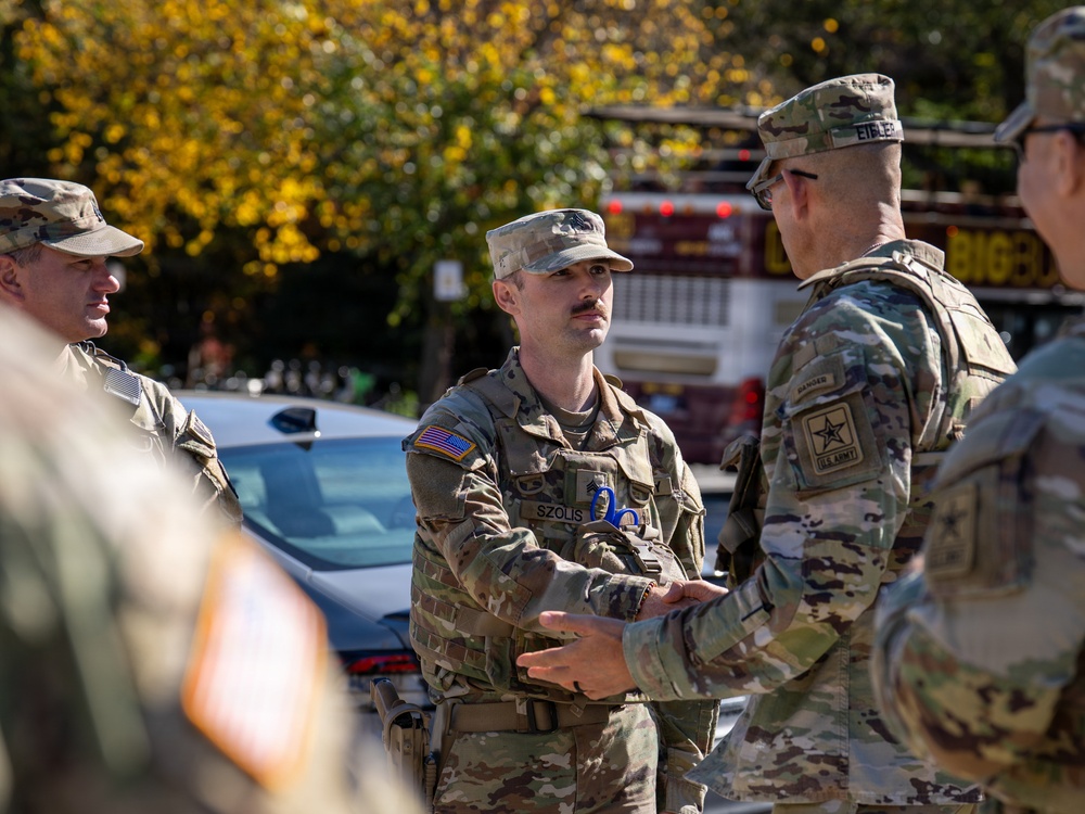 Lt. Gen. Brian S. Eifler, Deputy Chief of Staff, speaks with Soldiers Lt. Gen. Brian S. Eifler, Deputy Chief of Staff, speaks with Soldiers