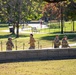 Soldiers provide a presence patrol in the National Mall