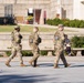 Soldiers provide a presence patrol in the National Mall