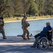 Soldiers provide a presence patrol in the National Mall