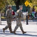 Soldiers provide a presence patrol in the National Mall