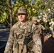 Soldiers provide a presence patrol in the National Mall