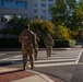 Soldiers provide a presence patrol in the National Mall