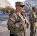 Soldiers provide a presence patrol in the National Mall
