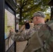 Soldiers provide a presence patrol in the National Mall