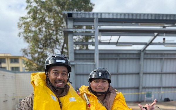 21st Dental Company Conducts Underwater Egress Training