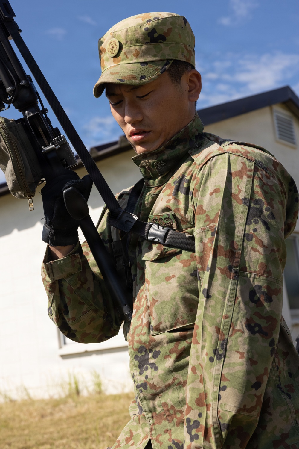 Japan Ground Self-Defense Force members participate in apprehension training during Active Shield 26