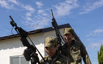 Japan Ground Self-Defense Force members participate in apprehension training during Active Shield 26