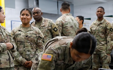 California National Guard Soldiers Support Food Bank Operations at the Los Angeles Regional Food Bank
