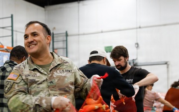 California National Guard Soldiers Support Food Bank Operations at the Los Angeles Regional Food Bank