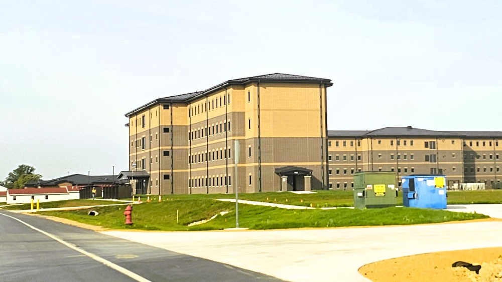 September 2025 construction operations of South Barracks Project at Fort McCoy